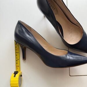 Classic Navy Heels-8.5 wide